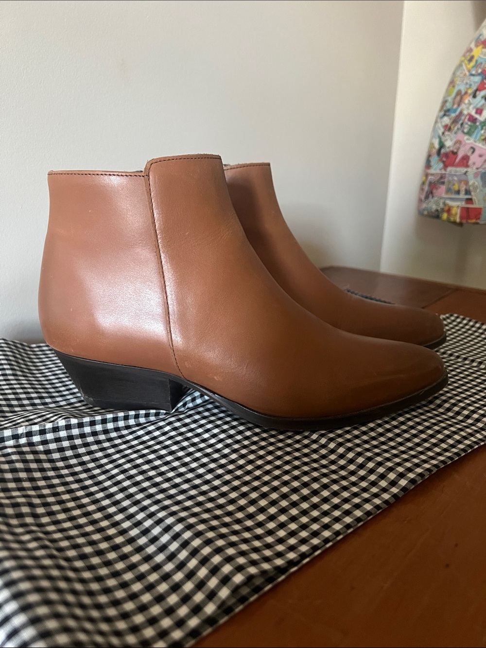 Thursday Boot Company Cognac Leather Ankle Boots